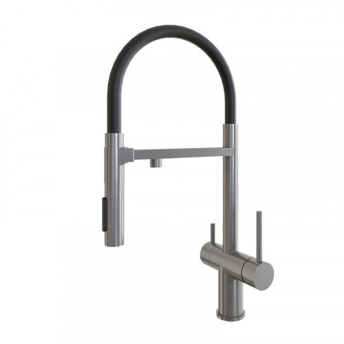 Смеситель для кухни Grandex Aqua Choice-S 902015 цвет Сатин