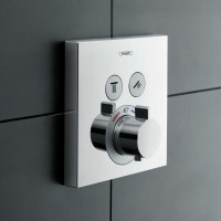 Смеситель для душа Hansgrohe ShowerSelect 15763000 с термостатом Хром латунь встраиваемый