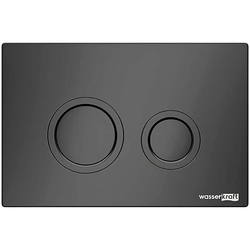Инсталляция WasserKRAFT Salm 27TLT.010.ME.BL.MB01 для унитаза Черное стекло с Черной матовой клавишей смыва нержавеющая сталь