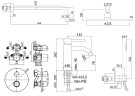 Комплект смесителей Paffoni Light KITLIQ018BO071 Белый матовый латунь