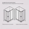 Душевой уголок AM.PM Gem 120х90 W90G-403-120290-MT профиль Хром матовый стекло прозрачное