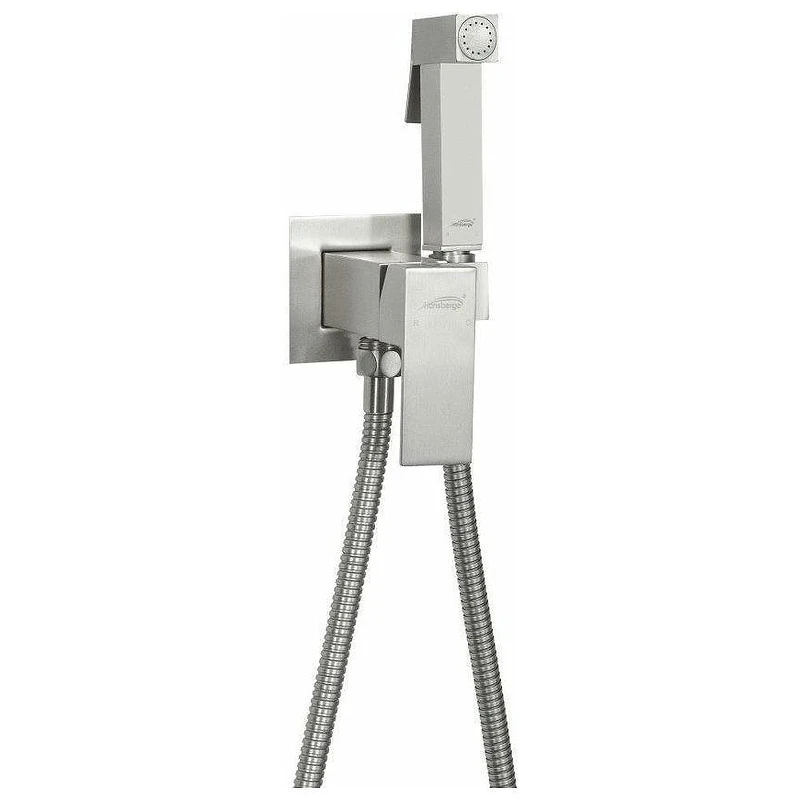 Гигиенический душ со смесителем Hansberge Cubito H3077NK цвет Никель
