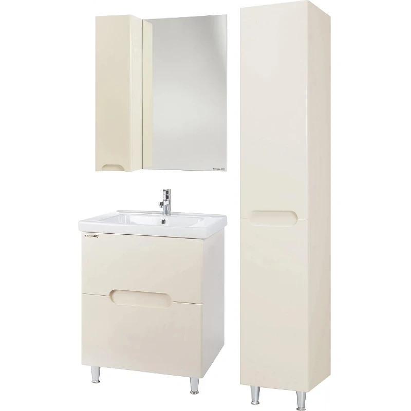 Шкаф пенал Bellezza Андрэа 35 R 4629004711079 Бежевый МДФ / ЛДСП