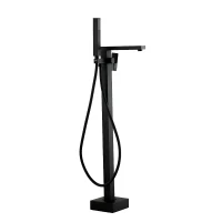 Смеситель для ванны Frap F3091-6 цвет Черный матовый
