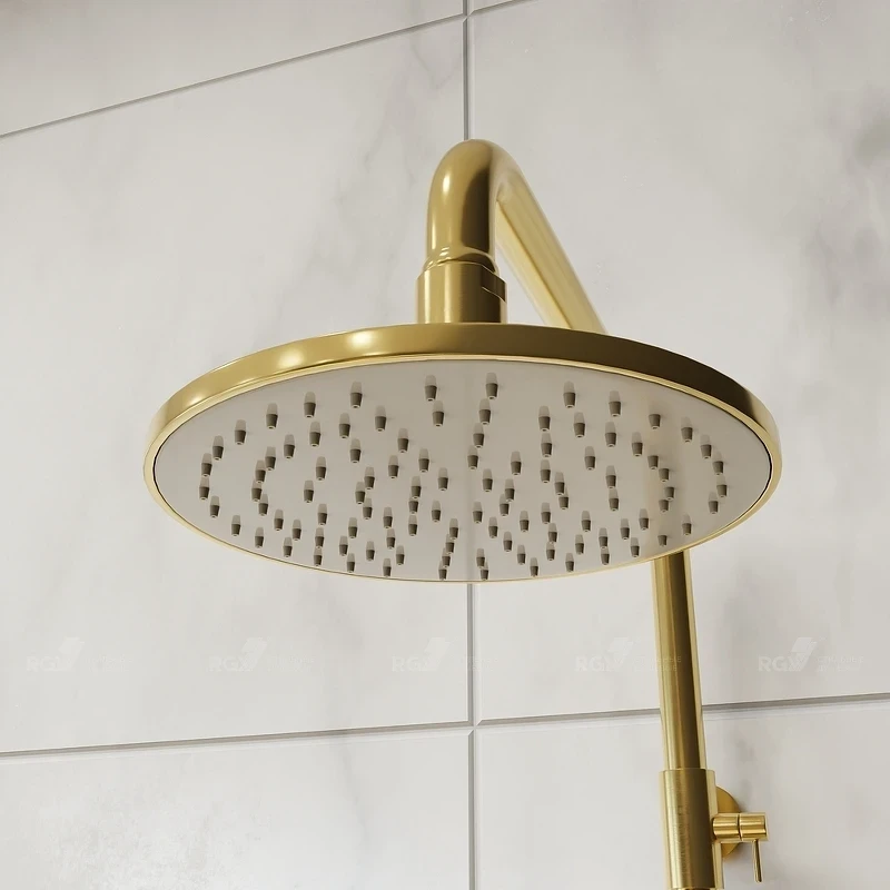 Душевая система RGW Shower Panels SP-33G 51140133-06 Золото латунь на стену