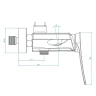 Душевая система RGW Shower Panels SP-33G 51140133-06 Золото латунь на стену