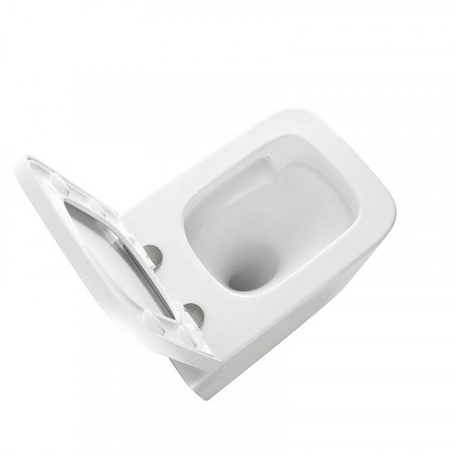 Унитаз Veconi Pulo VPU-51T подвесной цвет Белый глянцевый с сиденьем Микролифт