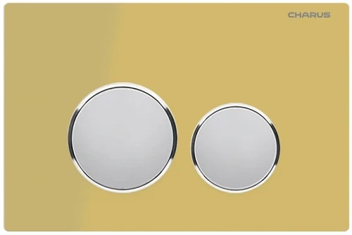 Клавиша смыва Charus Bagliore FP.330.YELLOW.10 цвет Желтое стекло