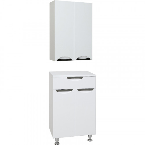 Подвесной шкаф Runo Барселона 50 УТ000002340 Белый МДФ / ЛДСП