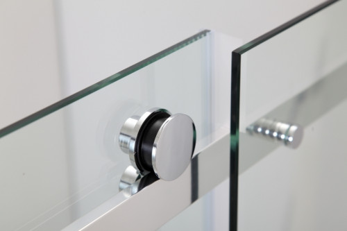 Душевой уголок Black&White Stellar Wind S208 80х100 2088010 профиль Серебристый хром стекло прозрачное