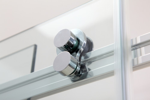 Душевой уголок Black&White Stellar Wind S208 80х100 2088010 профиль Серебристый хром стекло прозрачное