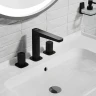 Смеситель для раковины WasserKRAFT Nuthe 9135 Черный матовый латунь