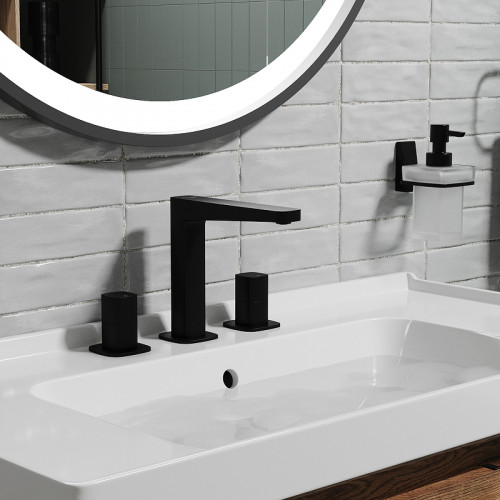 Смеситель для раковины WasserKRAFT Nuthe 9135 Черный матовый латунь