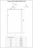 Душевая перегородка Veconi Korato KR-81GR 120 KR81GR-120-01-C8 профиль Графит брашированный стекло прозрачное