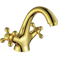 Смеситель для раковины Remer Liberty 13LIBDO Золото латунь