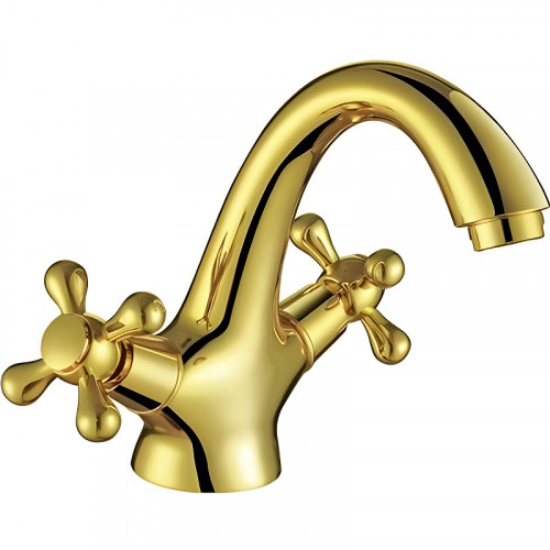 Смеситель для раковины Remer Liberty 13LIBDO Золото латунь