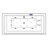 Акриловая ванна Excellent Crown Grand 190x90 WAEX.CRG19.ULTRA.BR с гидромассажем