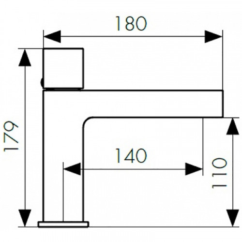 Смеситель для раковины Kaiser Logo 47511 Хром латунь