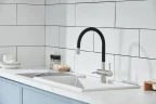 Смеситель для кухни Emar Steel ЕС - 3015 цвет Satin