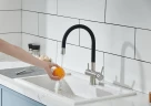Смеситель для кухни Emar Steel ЕС - 3015 цвет Satin
