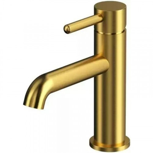 Смеситель для раковины Grocenberg GB2099GL Золото брашированное