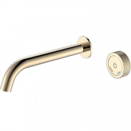 Смеситель для раковины Boheme Tech 158/2-G Золото латунь встраиваемый