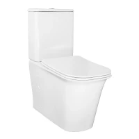 Унитаз компакт Azario Velise AZ-1222A цвет Белый с бачком и сиденьем Микролифт