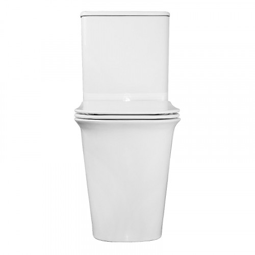 Унитаз компакт Azario Velise AZ-1222A цвет Белый с бачком и сиденьем Микролифт