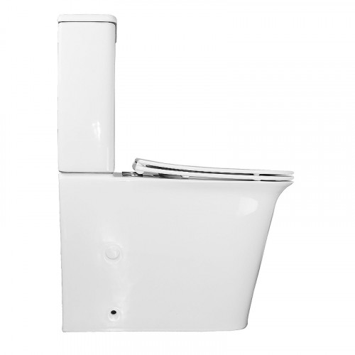 Унитаз компакт Azario Velise AZ-1222A цвет Белый с бачком и сиденьем Микролифт