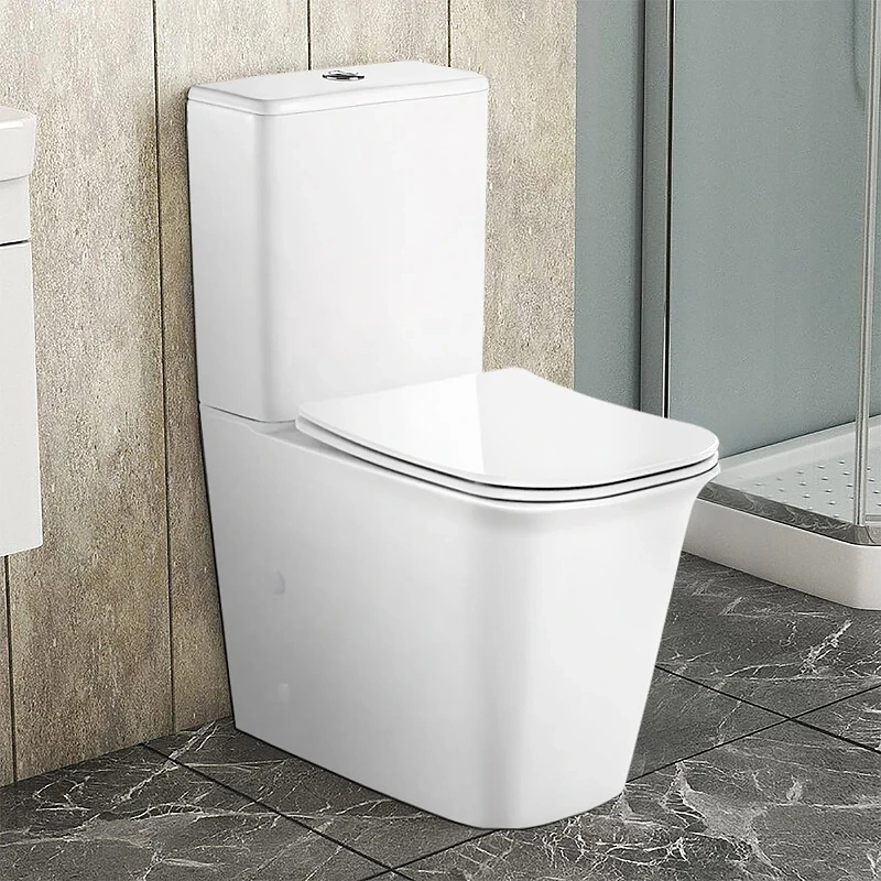 Унитаз компакт Azario Velise AZ-1222A цвет Белый с бачком и сиденьем Микролифт