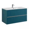 Тумба под раковину Art&Max Elegant 100 AM-ELEGANT-1000-2C-SO-AQ-P подвесная цвет Аквамарин