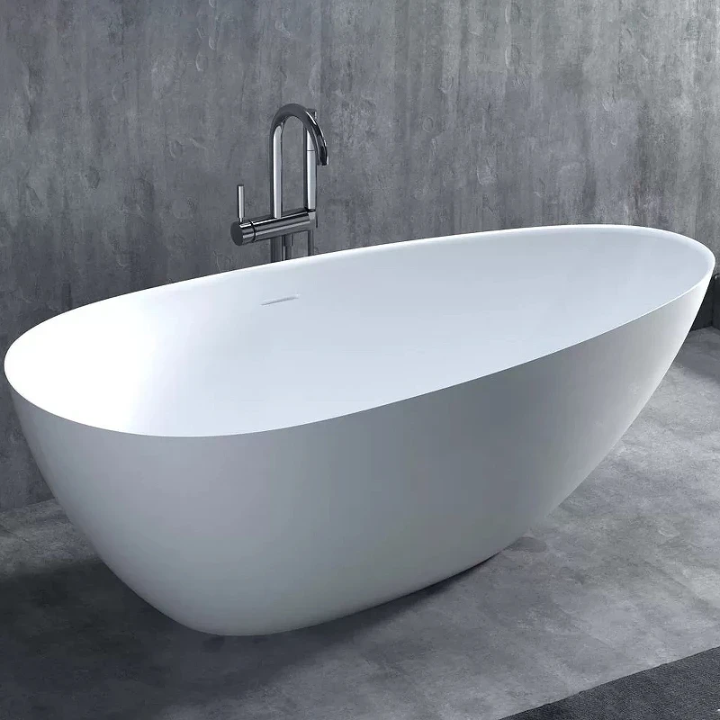 Ванна из искусственного камня Salini Paola Bassa 172х82 101612SM Белая матовая