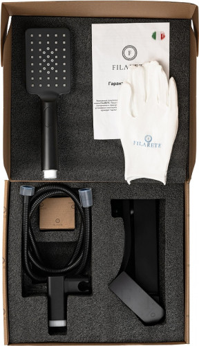 Смеситель для ванны FILARETE Waterfall FL2110BL цвет Черный матовый