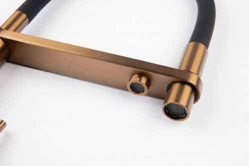 Смеситель для кухни Knotlor Infinity SS-15/RB цвет Бронза