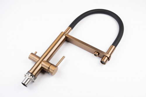 Смеситель для кухни Knotlor Infinity SS-15/RB цвет Бронза