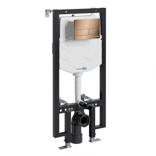 Инсталляция WasserKRAFT Vils 56TLT.010.ME.RG04 для унитаза с клавишей смыва цвет Розовое золото