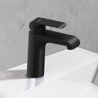 Смеситель для раковины Ravak Flat FL 013.20 X070172 Черный матовый латунь