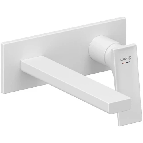 Смеситель для раковины Kludi Decus 542445375 Белый матовый