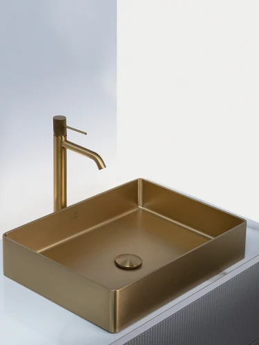 Раковина-чаша AltroBagno Astro 51 001017 OrSp цвет Золото матовое