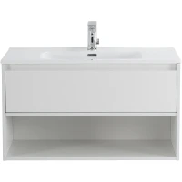 Тумба под раковину BelBagno Kraft 90 KRAFT-900-1C-SO-BO подвесная Bianco Opaco МДФ / ЛДСП