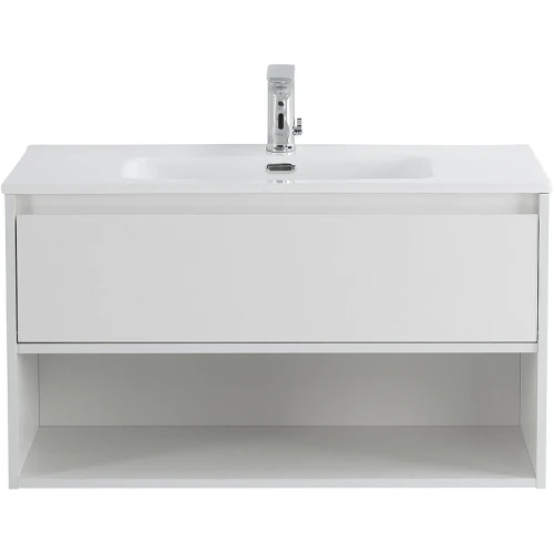 Тумба под раковину BelBagno Kraft 90 KRAFT-900-1C-SO-BO подвесная Bianco Opaco МДФ / ЛДСП