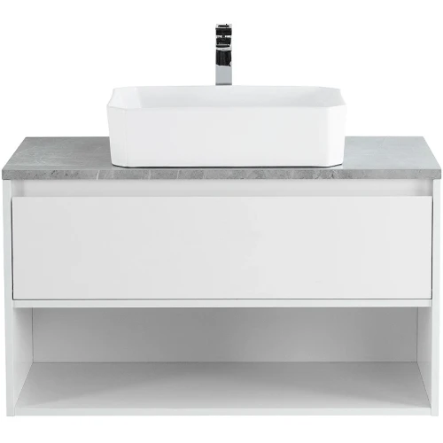 Тумба под раковину BelBagno Kraft 90 KRAFT-900-1C-SO-BO подвесная Bianco Opaco МДФ / ЛДСП