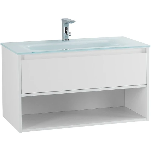 Тумба под раковину BelBagno Kraft 90 KRAFT-900-1C-SO-BO подвесная Bianco Opaco МДФ / ЛДСП