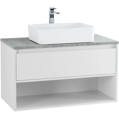 Тумба под раковину BelBagno Kraft 90 KRAFT-900-1C-SO-BO подвесная Bianco Opaco МДФ / ЛДСП