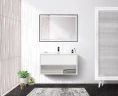 Тумба под раковину BelBagno Kraft 90 KRAFT-900-1C-SO-BO подвесная Bianco Opaco МДФ / ЛДСП