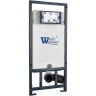 Комплект унитаза с инсталляцией WeltWasser MARBERG 507 + ERLENBACH 004 GL-WT + MAR 507 SE GL-WT 10000010380 цвет Белый глянцевый с сиденьем Микролифт и клавишей смыва цвет Белый глянцевый