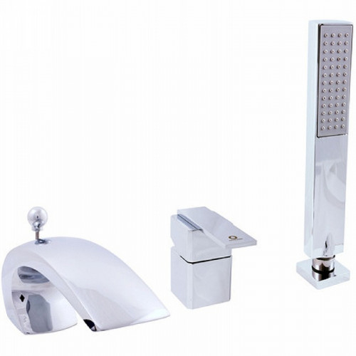 Смеситель на борт ванны Rav Slezak Loira LR572.5S Хром латунь