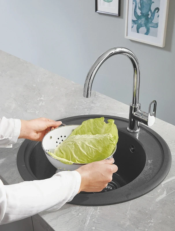 Смеситель для кухни Grohe Bauloop 31368001 Хром латунь