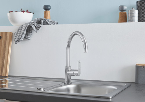 Смеситель для кухни Grohe Bauloop 31368001 Хром латунь