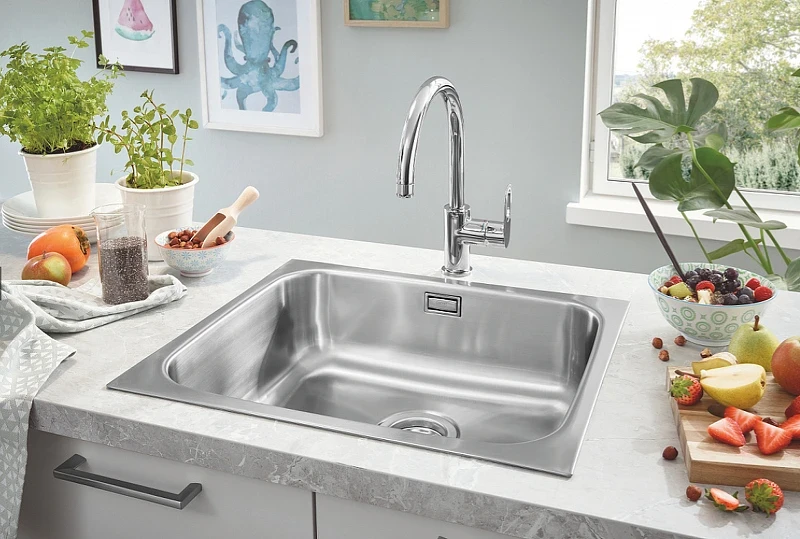 Смеситель для кухни Grohe Bauloop 31368001 Хром латунь